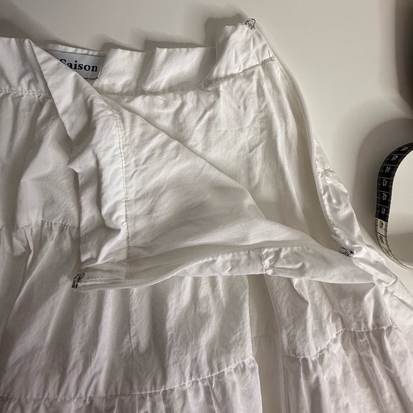 En Saison - Anthropologie - Juliet Top and Skirt Set in white Oyster - S/M - Picture 16 of 16